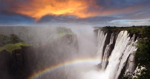 Victoria Falls - without doubt one of the highlights of all Zambia safaris.
