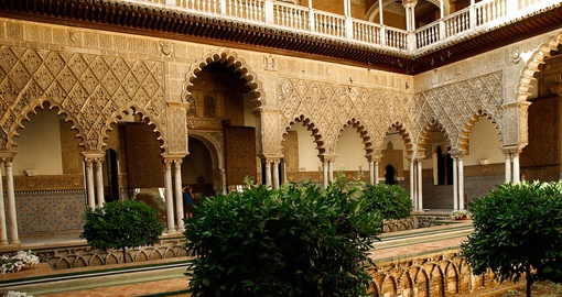 Inside the Royal Alcazar, Seville