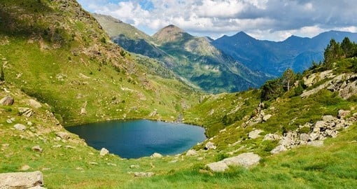 High mountain lakes