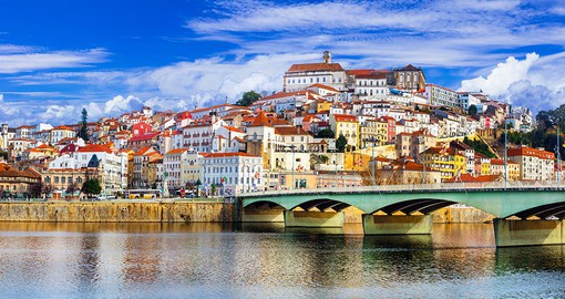 The once capital of Portugal, Coimbra features a medieval old town