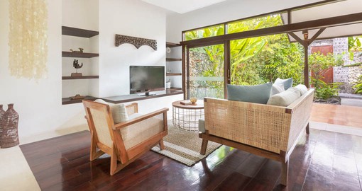Live in comfort and luxury as you spend your time at The Pavilions Bali resort