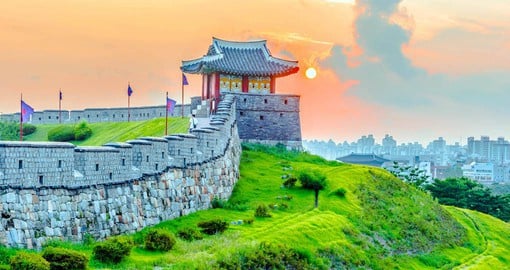 Built between 1794 and 1796, Hwaseong Fortress honours Prince Sado
