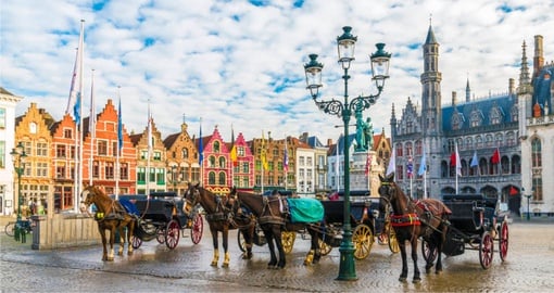 Grote Markt Square in Bruges