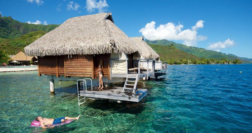 Tahiti's overwater bungalows are synonymous with luxury