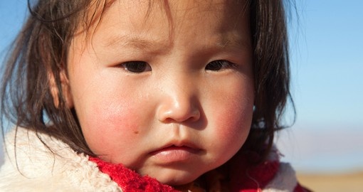 Little Mongolian girl