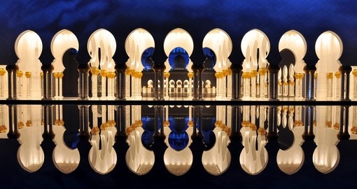 The stunning architecture of Shaikh Sayed mosque