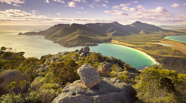 Wineglass Bay on Tasmania's East Coast