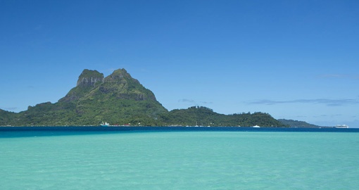 Enjoy one of many views from the M/V Haumana during your Bora Bora Vacation.