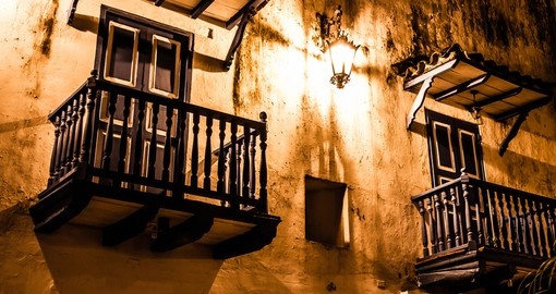 Colonial buildings of Cartagena on your next Colombia Vacations.