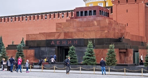 Lenin's Mausoleum (Lenin's Tomb) on Red Square