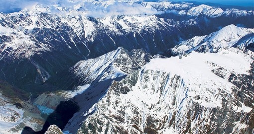 Enjoy stunning views of The Southern Alps during your New Zealand Vacation