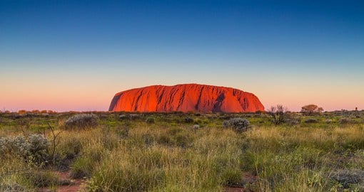 Uluru is a deeply spiritual place, made of sandstone, it is often referred to as the heart of the 'Red Centre'