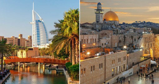 Discover vibrant Dubai and captivating Israel on this exclusive Goway vacation