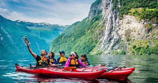 Try Kayaking the Geirangerfiord on your Norway Vacation