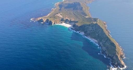 Aerial view of Cape of Good Hope