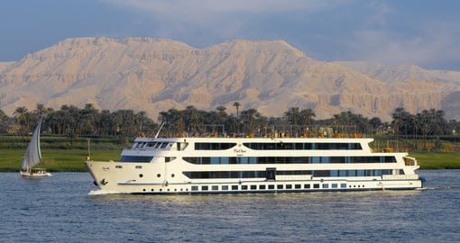 Enjoy a luxurious cruise on your Egypt vacation with the Oberoi Zahra.