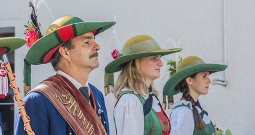 Traditional Austrian costumes