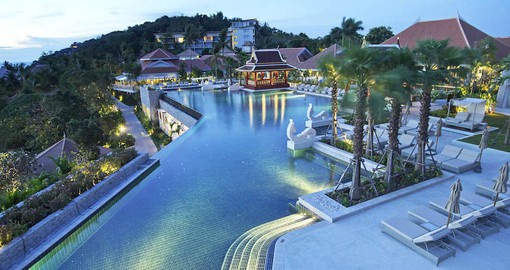 Amatara offers a secluded location on Phuket, overlooking the turquoise waters of the Andaman Sea