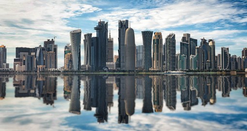 Doha is an intriguing blend of modern buildings and historic cultures