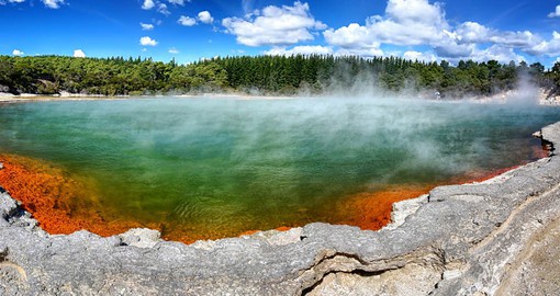 Enjoy at The Thermal Lake Champagne Pool on your next vacations
