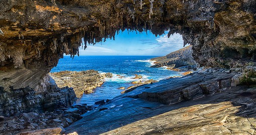 The breathtaking coastal scenery on Kangaroo Island