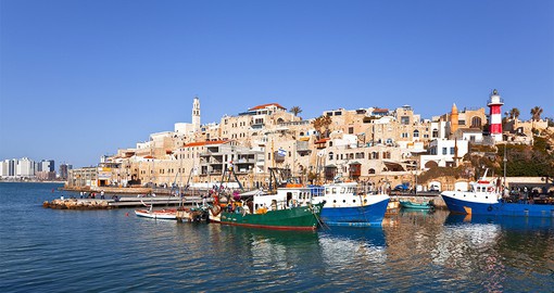 Set sail for Jaffa, one of the oldest ports in the world