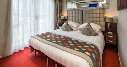 Spacious and well-appointed staterooms