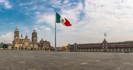 Stroll through Constitution Square on your trip to Mexico