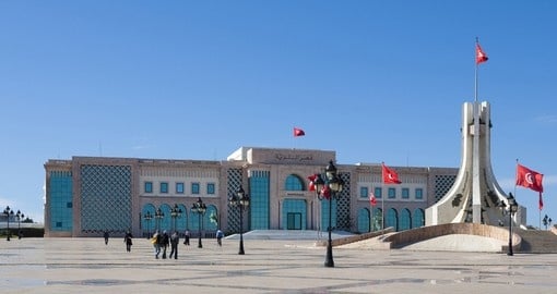 Main square in Tunis