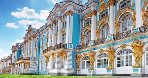 Katherine's Palace hall in Tsarskoe Selo (Pushkin)