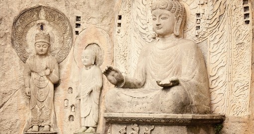 Longmen Buddha statues