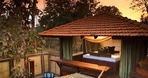 Jungle Lodge Suite at Mahua Kothi Lodge at Bandhavgarh National Park