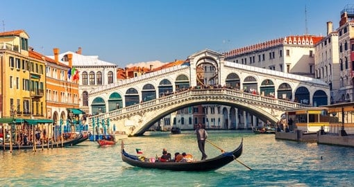 Of course incredible Venice would be the place to see the magical Italy.