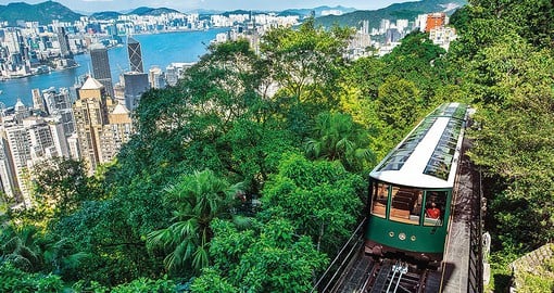Open in 1888, the Victoria Peak Tram offers some of the best views of Hong Kong