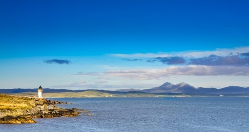 Experience the amazing view from Ocean Coast Lighthouse during your next Scotland tours.