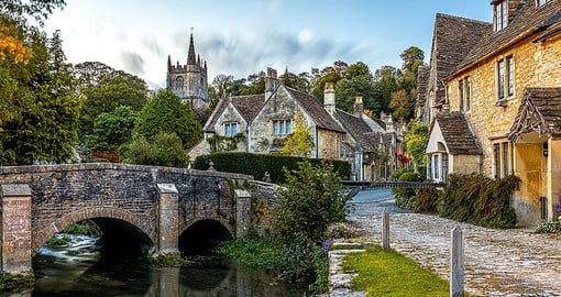Castle Combe in the Cotswolds is often referred to as "The Prettiest Village in England"