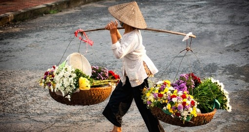 Vietnamese florist vendor
