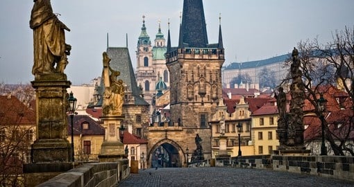 Charles Bridge is the oldest bridge in Prague