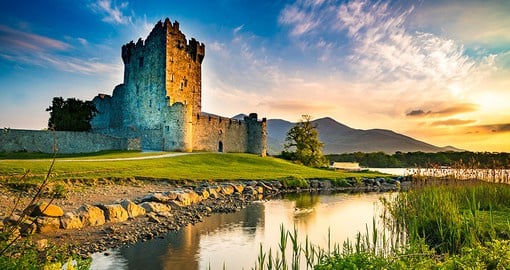 A 15th-century tower house and keep, Ross Castle is in County Kerry