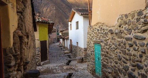 Explore the cobbled streets of Ollantaytambo on your Peru Tour