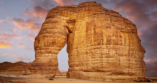 Elephant Rock is a highlight of the Al Ula region