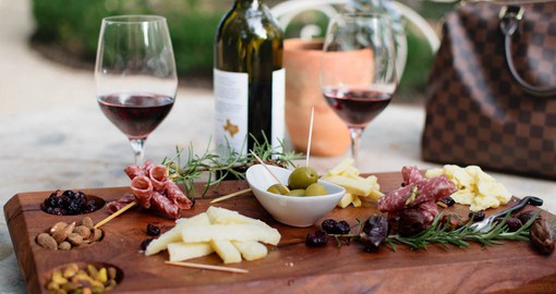 Sample the fine food and wine of the Napa Valley