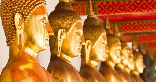 Buddha statues at Wat Po