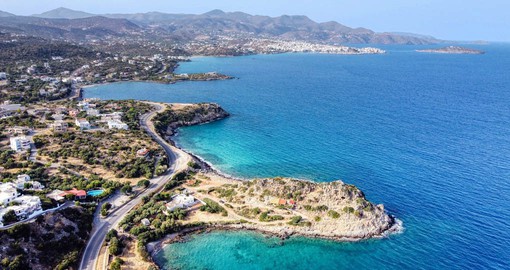 The stunning coastlines of Crete
