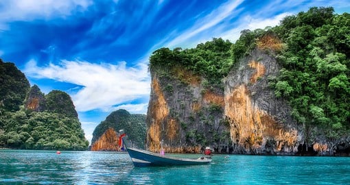 Surrounded by the Andaman Sea, Phuket is Thailand's largest island