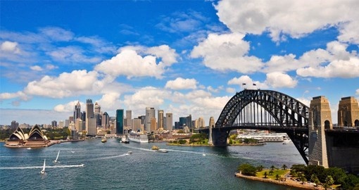 Begin your Australia Vacation with a tour of Sydney and the magnificent Opera House