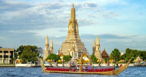 Built by King Rama II, Wat Arun is one of Thailand's most recognized landmarks