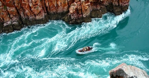 Your Australia cruise features The Horizontal Falls in Kimberley