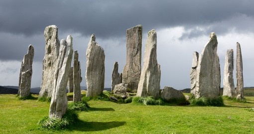 Megalithic stone circle of 3000 bc on the Isle of Lewis