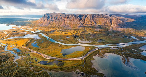 Catch a glimpse of elk, lynx, wolverine, and more while exploring Sarek National Park